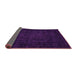 Sideview of Abstract Pink Modern Rug, abs4371pnk