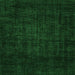 Square Abstract Green Modern Rug, abs4371grn