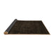 Sideview of Abstract Brown Modern Rug, abs4371brn