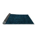 Sideview of Abstract Light Blue Modern Rug, abs4371lblu