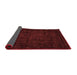 Abstract Red Modern Area Rugs