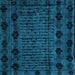 Square Abstract Light Blue Modern Rug, abs4372lblu