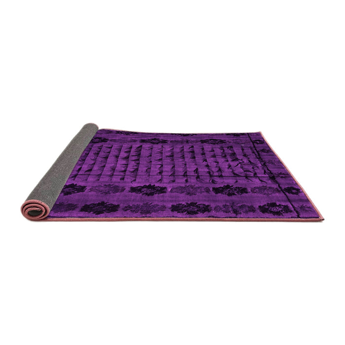 Sideview of Abstract Pink Modern Rug, abs4372pnk