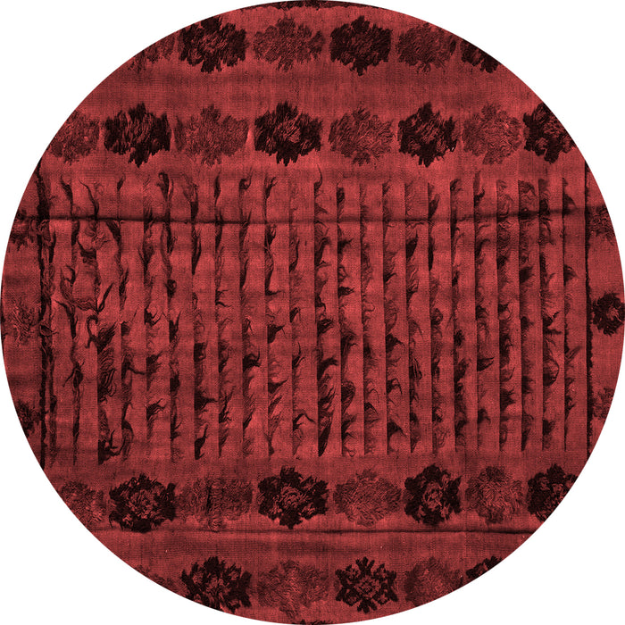 Machine Washable Abstract Red Modern Rug, wshabs4372red