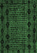 Machine Washable Abstract Emerald Green Modern Area Rugs, wshabs4372emgrn