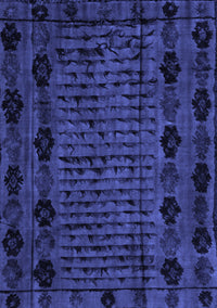 Abstract Blue Modern Rug, abs4372blu