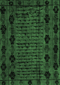 Abstract Emerald Green Modern Rug, abs4372emgrn