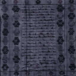 Square Machine Washable Abstract Night Blue Rug, wshabs4372