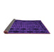 Sideview of Abstract Purple Modern Rug, abs4372pur