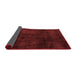 Abstract Red Modern Area Rugs