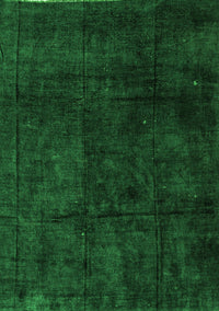 Abstract Green Modern Rug, abs4373grn