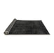 Sideview of Abstract Gray Modern Rug, abs4373gry