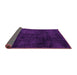 Sideview of Abstract Pink Modern Rug, abs4373pnk