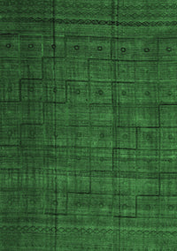 Abstract Emerald Green Modern Rug, abs4374emgrn