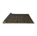 Sideview of Abstract Brown Modern Rug, abs4374brn