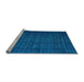 Sideview of Machine Washable Abstract Light Blue Modern Rug, wshabs4374lblu