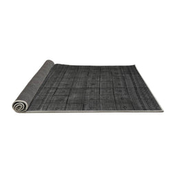 Sideview of Abstract Gray Modern Rug, abs4374gry