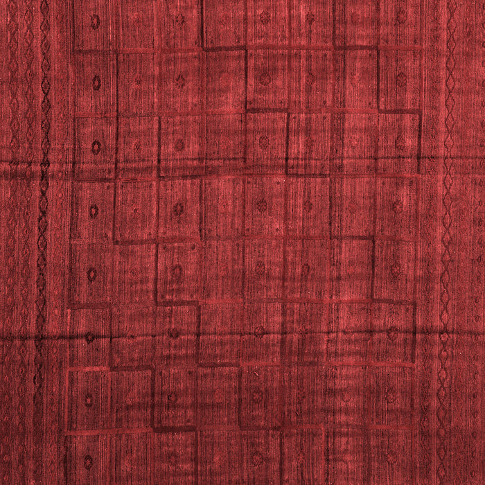 Machine Washable Abstract Red Modern Rug, wshabs4374red