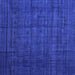 Square Abstract Blue Modern Rug, abs4374blu