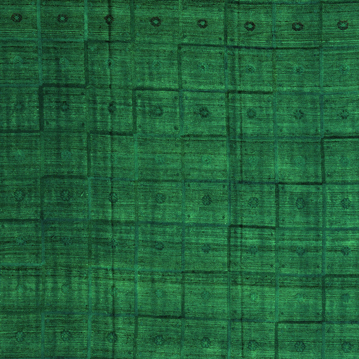 Abstract Green Modern Rug, abs4374grn