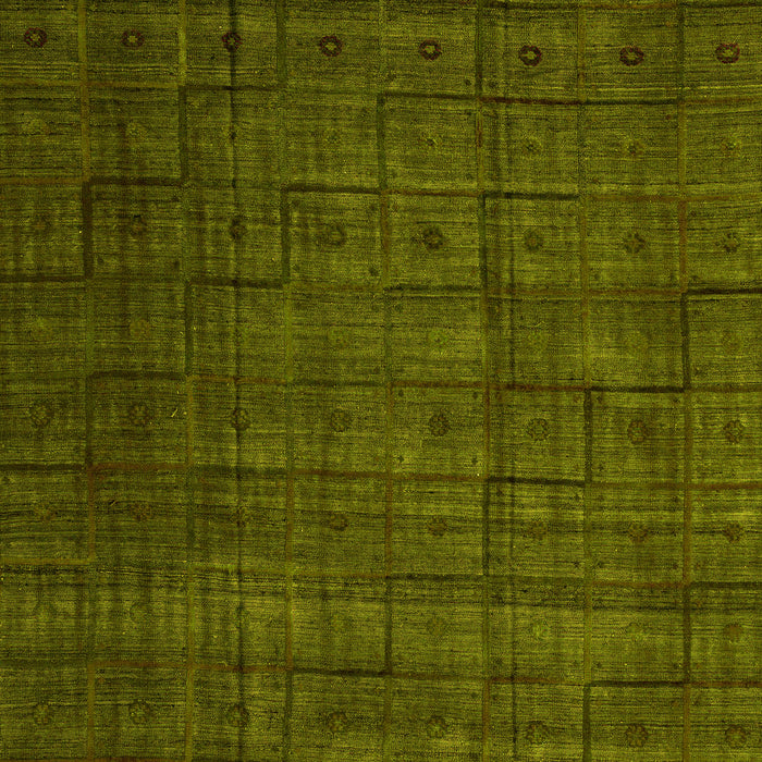 Abstract Yellow Modern Rug, abs4374yw