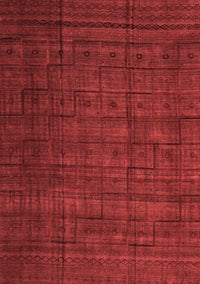 Abstract Red Modern Rug, abs4374red