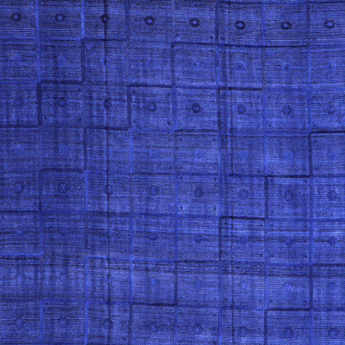 Abstract Blue Modern Rug, abs4374blu