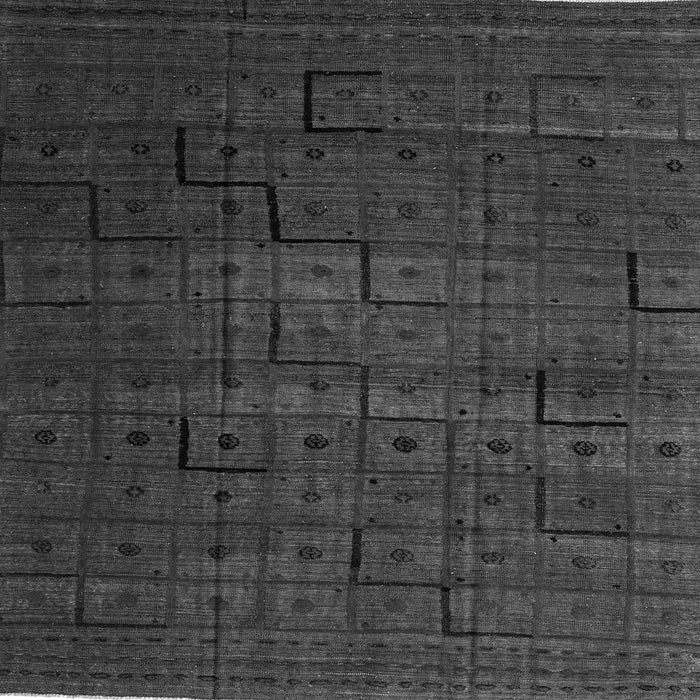 Square Machine Washable Abstract Gray Modern Rug, wshabs4375gry