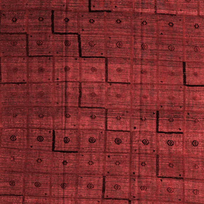 Machine Washable Abstract Red Modern Rug, wshabs4375red