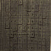 Square Abstract Brown Modern Rug, abs4375brn