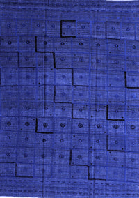 Abstract Blue Modern Rug, abs4375blu