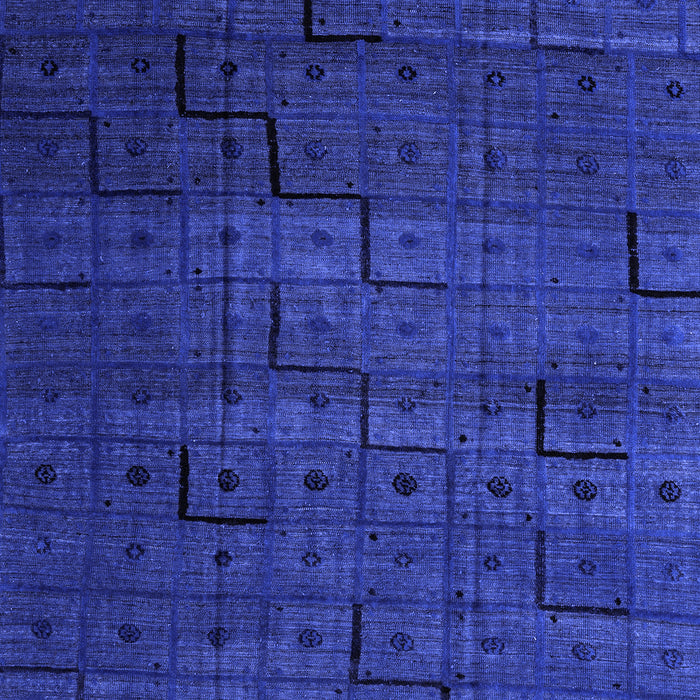 Abstract Blue Modern Rug, abs4375blu
