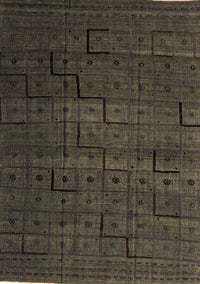 Abstract Brown Modern Rug, abs4375brn