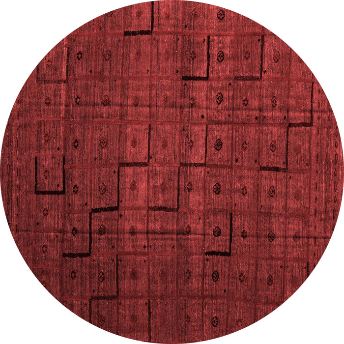 Abstract Red Modern Rug, abs4375red