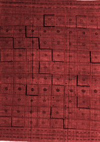 Abstract Red Modern Rug, abs4375red