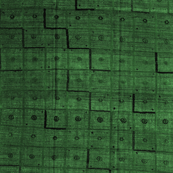 Abstract Emerald Green Modern Rug, abs4375emgrn