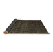 Sideview of Abstract Brown Modern Rug, abs4375brn