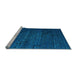 Sideview of Machine Washable Abstract Light Blue Modern Rug, wshabs4375lblu