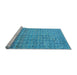 Sideview of Machine Washable Abstract Light Blue Modern Rug, wshabs4376lblu