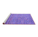 Sideview of Machine Washable Abstract Purple Modern Area Rugs, wshabs4376pur