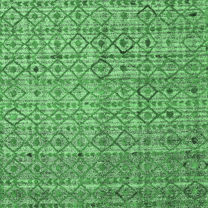 Machine Washable Abstract Emerald Green Modern Area Rugs, wshabs4376emgrn