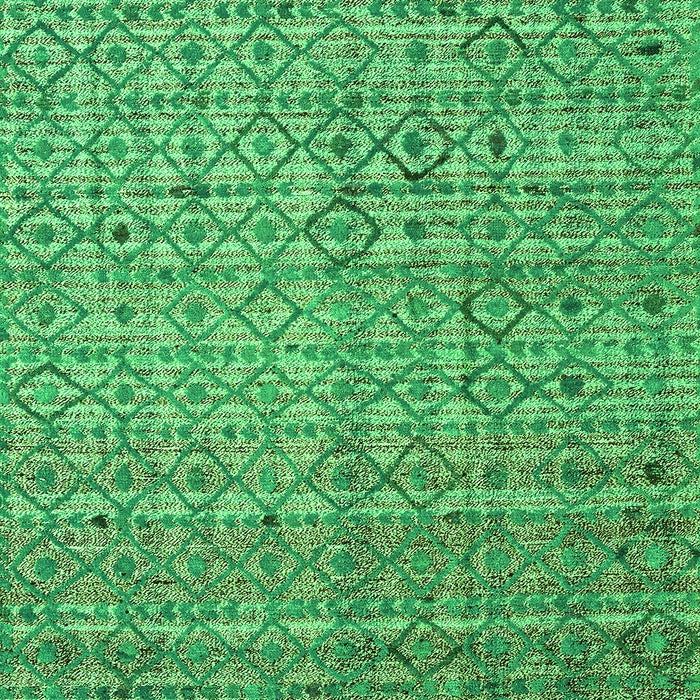 Machine Washable Abstract Green Modern Area Rugs, wshabs4376grn