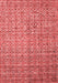 Abstract Red Modern Area Rugs