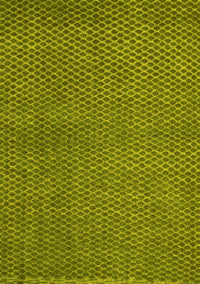 Abstract Yellow Modern Rug, abs4377yw