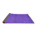 Sideview of Abstract Pink Modern Rug, abs4377pnk