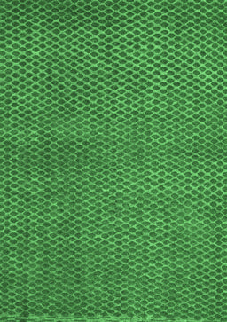 Abstract Emerald Green Modern Rug, abs4377emgrn