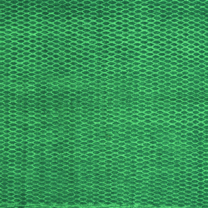 Square Machine Washable Abstract Green Modern Area Rugs, wshabs4377grn