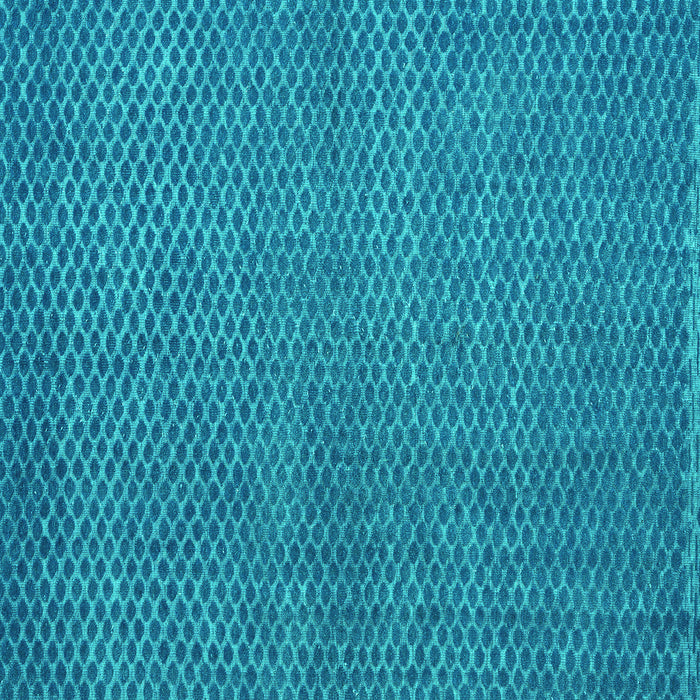Square Machine Washable Abstract Turquoise Modern Area Rugs, wshabs4377turq