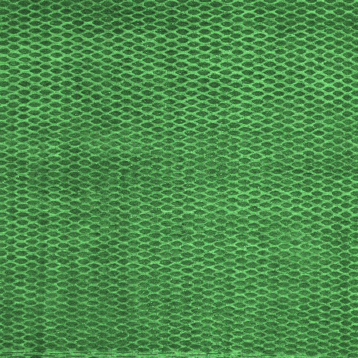 Square Machine Washable Abstract Emerald Green Modern Area Rugs, wshabs4377emgrn