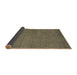 Sideview of Abstract Brown Modern Rug, abs4377brn